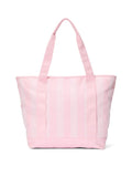 Victoria's Secret pink heritage stripe canvas tote bag, imported from the UK