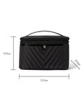 Victoria's Secret black makeup bag 6.25x9.25x6.25 inches (British brand)
