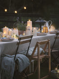 Lights4fun TruGlow outdoor LED candle trio 15cm, UK version