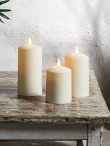 Next Lights4fun TruGlow Waterproof Outdoor LED Candle Trio LED Candle Set 15cm- Buy online at McGrocer