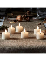 Next Lights4fun Ivory TruGlow LED Mini Votive Candles 6-Pack- Buy online at McGrocer