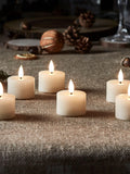 Lights4fun Ivory TruGlow LED mini votive candles 6-pack, UK version