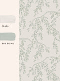 Laura Ashley Sage Rainham Willow wallpaper 52cm x 10m, imported from the UK