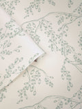 Laura Ashley Sage Rainham Willow wallpaper 52cm x 10m, imported from the UK