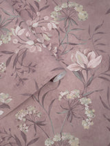 Next Laura Ashley Grape Blairmore Floral Wallpaper Sample- Buy online at McGrocer