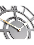 Thomas Kent Clocks Slate 16 Luna wall clock 40cm x 40cm x 3cm (British brand)