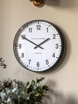 Next Gallery Home Grey Cambridge Wall Clock 40cm- Buy online at McGrocer