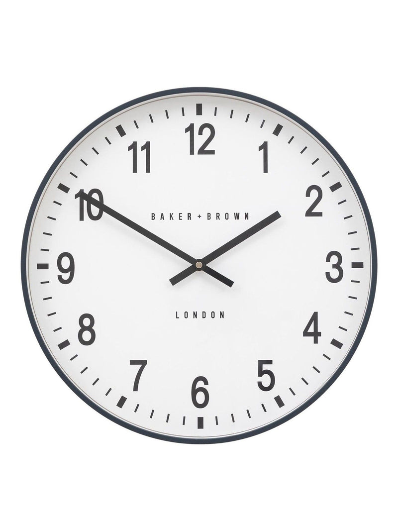 Gallery Home Grey Cambridge wall clock 40cm, UK version