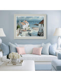 Art Marketing Blue Calm Cove wall art 72x92 cm, UK version