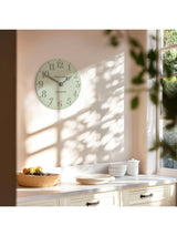 Next Thomas Kent Pearl Green 12 Willow Wall Clock 30cm- Buy online at McGrocer