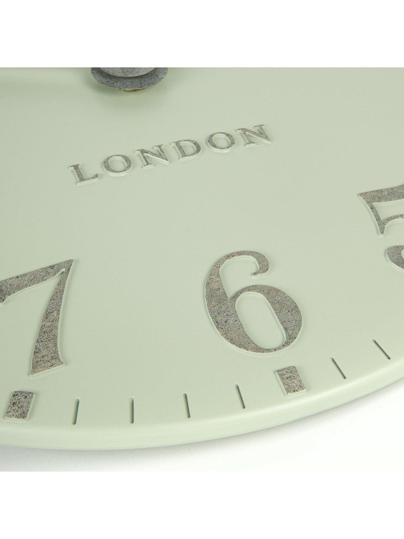 Thomas Kent Pearl Green 12 Willow Wall Clock 30cm (British brand)