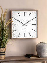 Next Gallery Home Light Wood Penrose Wall Clock 50cm- Buy online at McGrocer