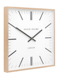 Gallery Home Penrose light wood wall clock 50cm (British brand)