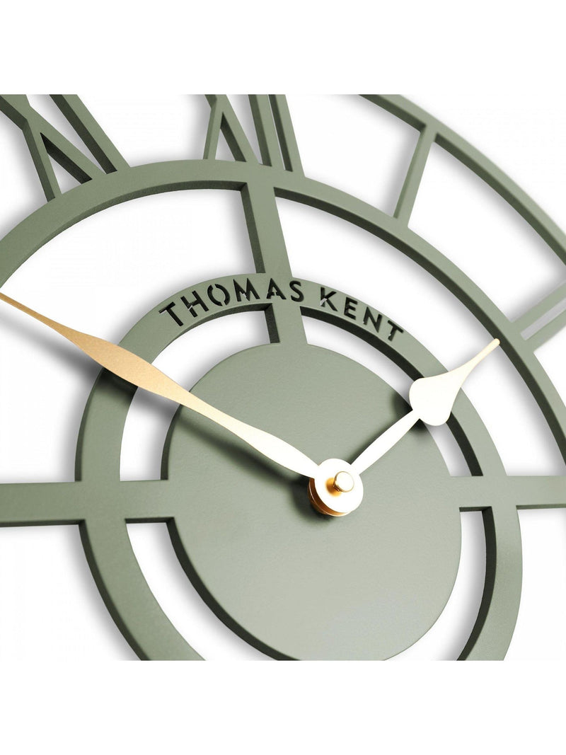 Thomas Kent Olive Clock 40cm, imported from the UK