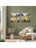 Art Marketing Multicoloured Wildflower Reflections Wall Art