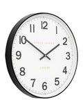 Gallery Home Black Whitmore wall clock 50cm, UK version