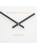 Gallery Home Black Whitmore wall clock 50cm, UK version