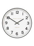 Gallery Home Black Whitmore wall clock 50cm, UK version