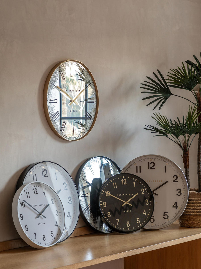 Gallery Home Black Cambridge wall clock 40cm (British brand)