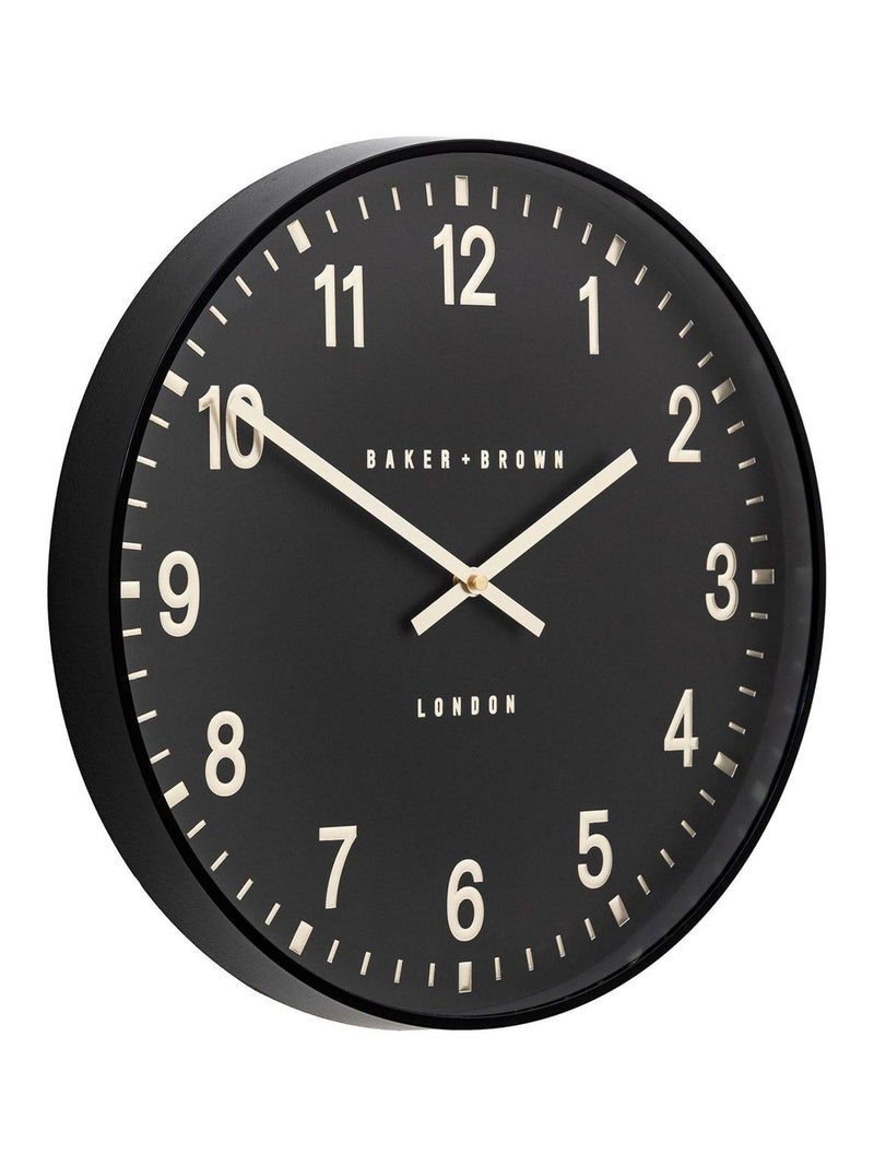 Gallery Home Black Cambridge wall clock 40cm (British brand)