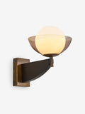 MADE.COM Layla wall light black wood finish - British product