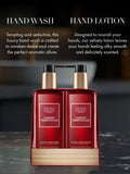 Baylis & Harding Cherry Temptation hand wash and lotion gift set 400ml each - British product