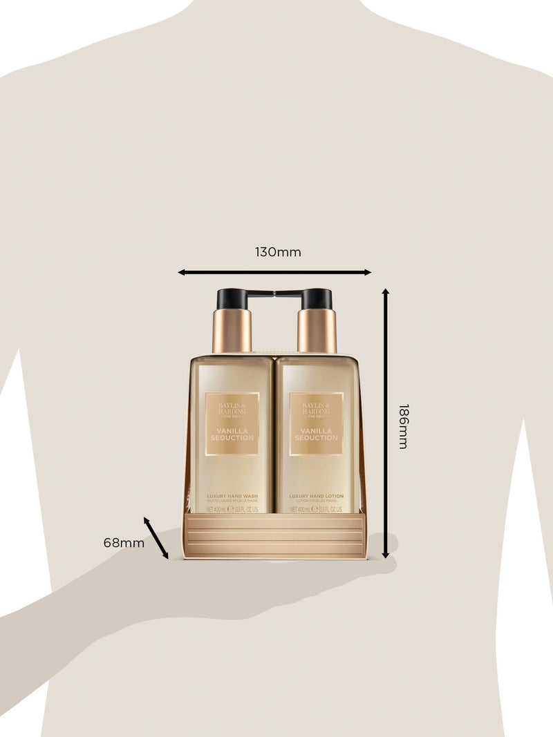 Baylis & Harding Hand Wash Lotion Set Vanilla 400ml each - British product