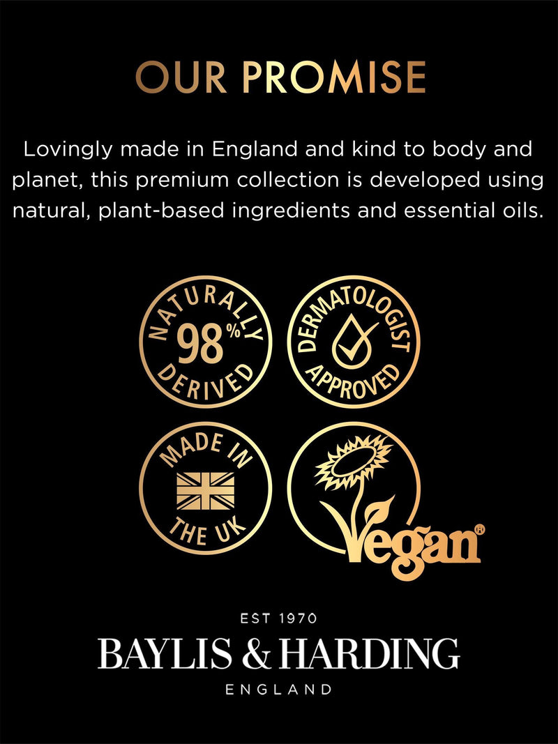 Baylis & Harding Oud, Cedar & Amber bath and body gift set - British product
