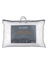 Next Dunlopillo Front Back Sleeper Latex Hypoallergenic Pillow with Cotton Cover- Buy online at McGrocer