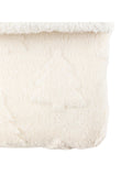Gallery Home cream sherpa throw with Christmas trees (British brand)