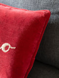 Gallery Home HoHoHo chenille embroidered cushion 30x50cm, UK version