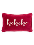 Gallery Home HoHoHo chenille embroidered cushion 30x50cm, UK version