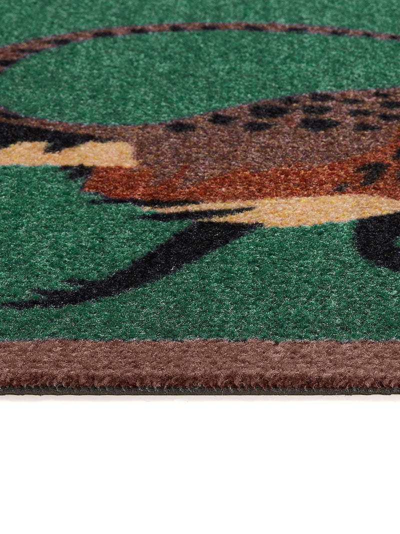 My Mat green pheasant indoor mat 75x50cm, imported from the UK