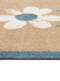 My Mat beige flower home mat 50x75 cm, UK version