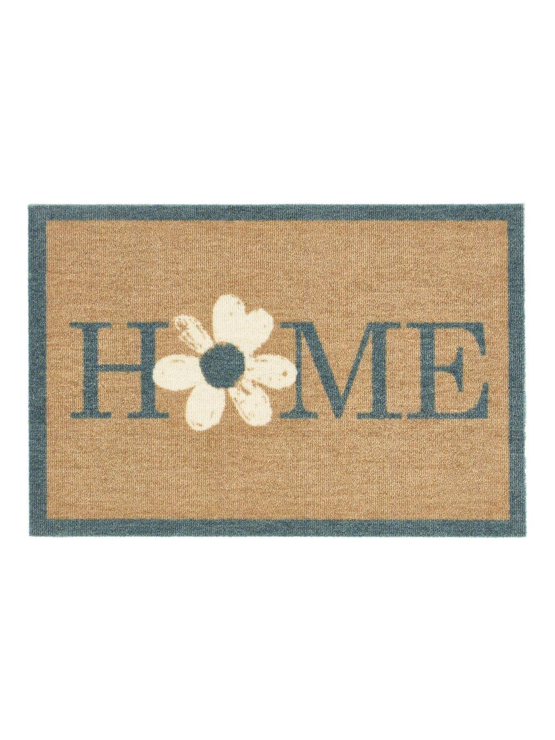 My Mat beige flower home mat 50x75 cm, UK version