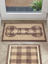 Next Howler & Scratch Brown Plaid Home Mat 50x75cm- Buy online at McGrocer