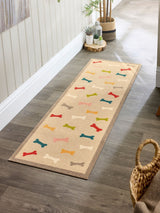 Next Howler & Scratch Beige Multibones Pet Runner Mat 50x150cm- Buy online at McGrocer