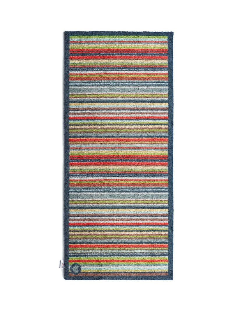 Hug Rug Multi Stripe 32 runner rug 65x150cm, imported from the UK
