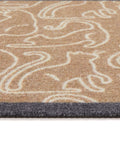 Howler & Scratch cat mat beige outlined cats design 50x75cm (British brand)