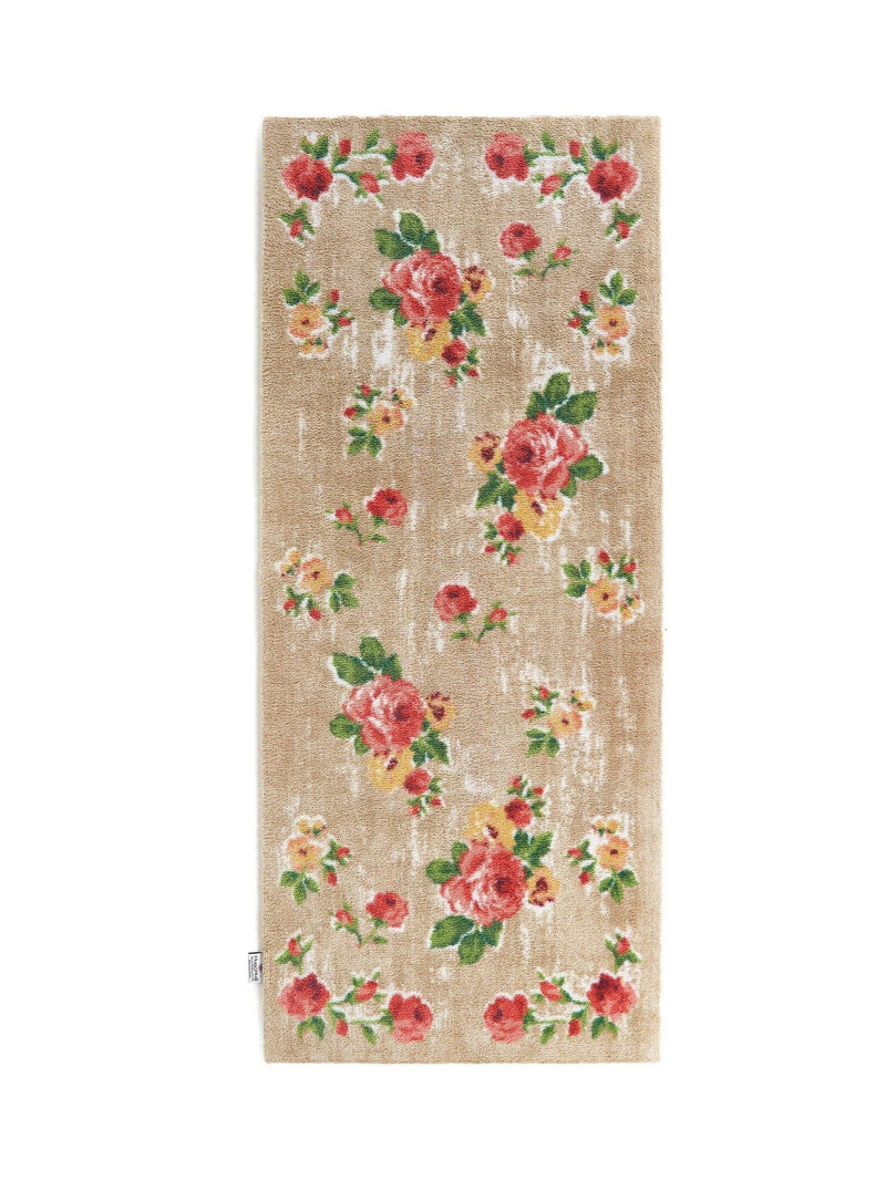Hug Rug beige vintage rose runner 65x150cm (British brand)