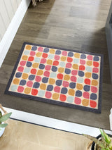 Next My Mat Retro Clover Multicolour Indoor Mat 50x75 cm- Buy online at McGrocer