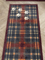 Next Howler & Scratch Blue Plaid Paws Pet Runner 50x150cm- Buy online at McGrocer