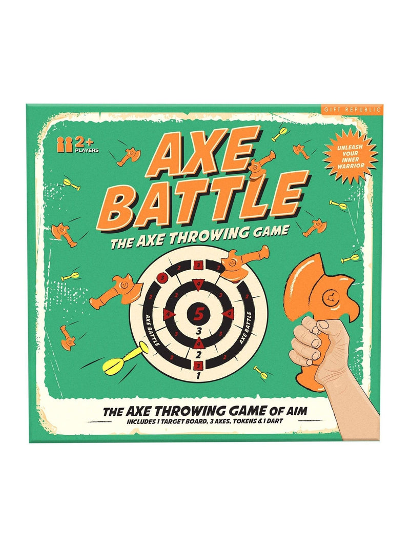Gift Republic Green Axe Battle plastic game, imported from the UK
