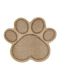 Howler & Scratch beige paw food mat 56cm, UK version