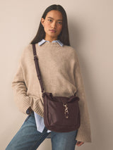 Next Chocolate Brown Messenger Cross Body Bag- Buy online at McGrocer