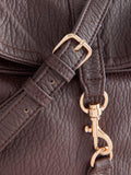 Chocolate brown messenger cross body bag UK version