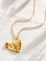 Next Posh Totty Designs Fortune Heart Personalised Charm Necklace- Buy online at McGrocer