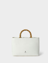Next Osprey London The Clio Medium White Leather Grab Bag- Buy online at McGrocer