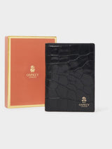 Next Osprey London Wentworth Italian Leather Passport Cover Black- Buy online at McGrocer