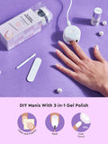 Le Mini Macaron Pearlescence Gel Manicure Kit, UK version